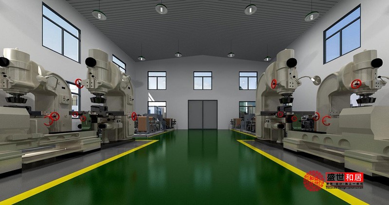 合肥廠房裝修設計：電子廠車間地面為什么大多都是綠色？